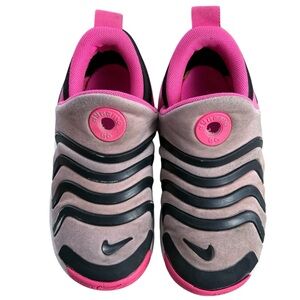 Nike Kids Shoes - Pink and Black (G156)